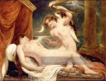 Nacktheit Werke - Amor und Psyche Menschlicher Körper William Etty